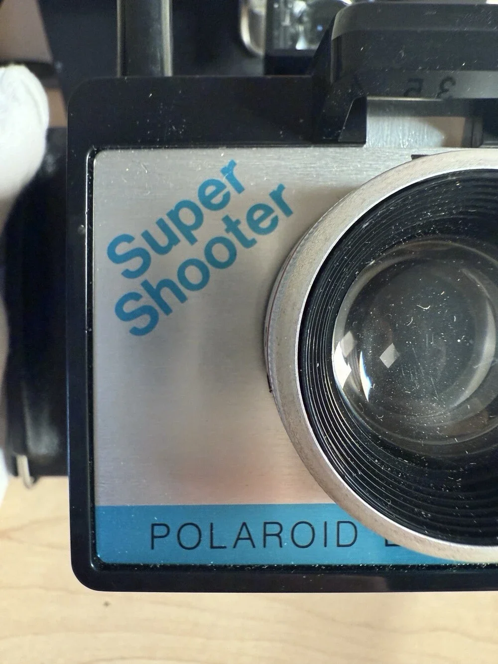 Polaroid Super Shooter Land Camera w/Carrying Case Untested Clean